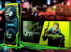 NVIDIA sorteia RTX 2080 Ti Cyberpunk 2077 assinada por Jensen Huang: saiba como concorrer à edição rara de colecionador da GeForce Season 2025