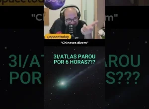 3I/ATLAS parou por 6 horas? Entenda o que a comunidade e Sérgio Sacani relatam sobre o visitante interestelar